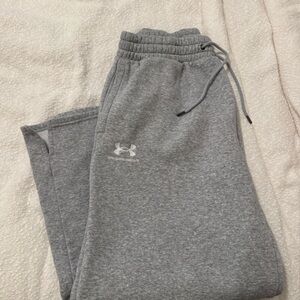 Under Armour Heather Gray Wide Leg Sweatpants